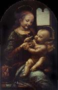 LEONARDO da Vinci Madonna with a Flower painting